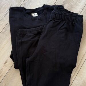 Pact Black Classic 100% Organic Cotton Sweat Set